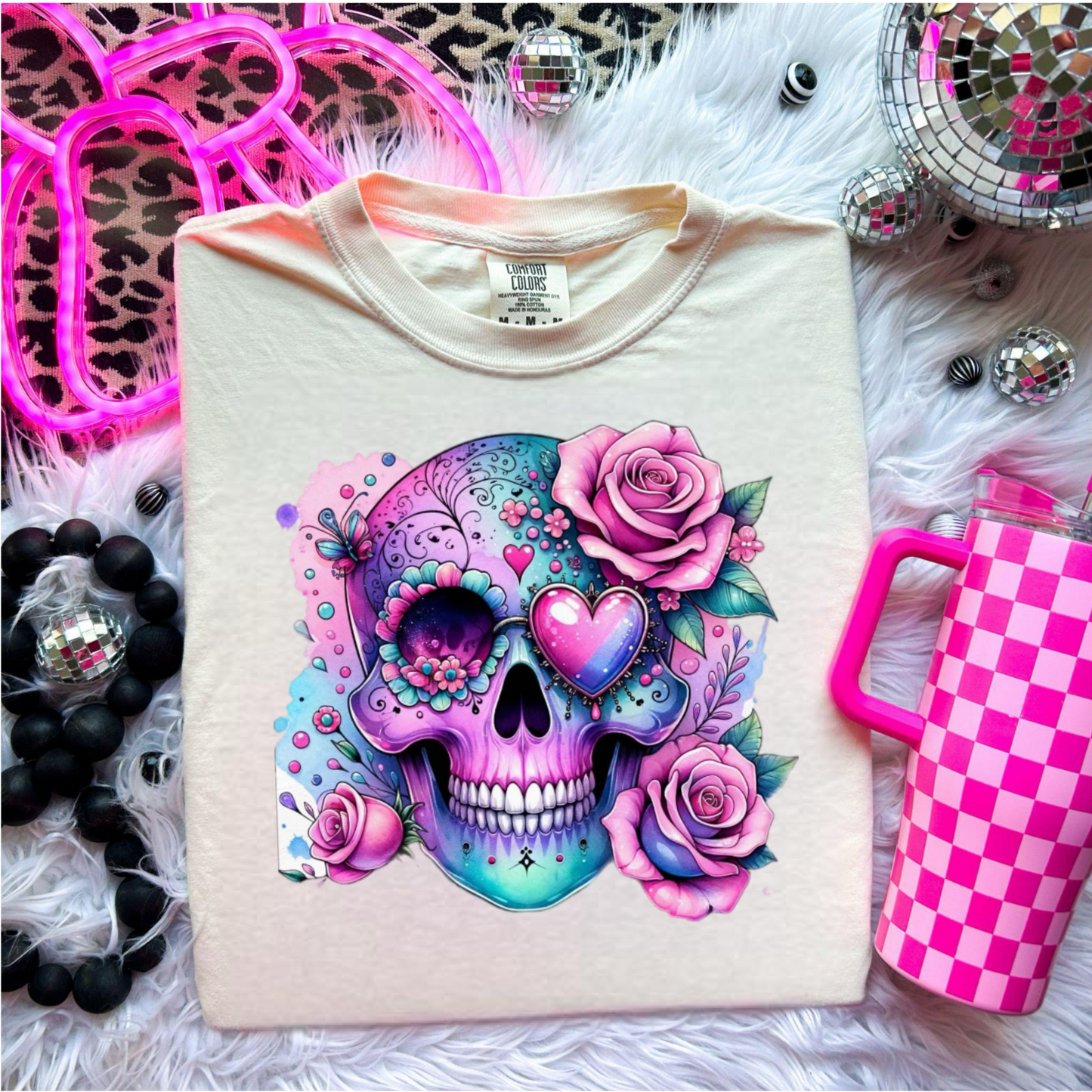 Girly Goth Skull