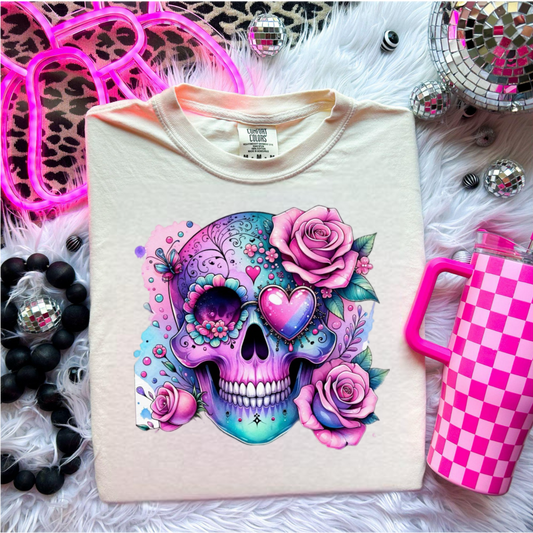 Girly Goth Skull